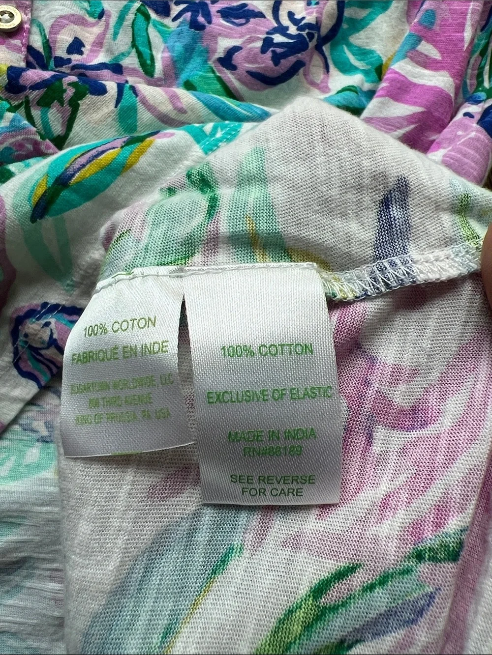Two Lilly Pulitzer Essie Tank Tops - Picture 6 of 11